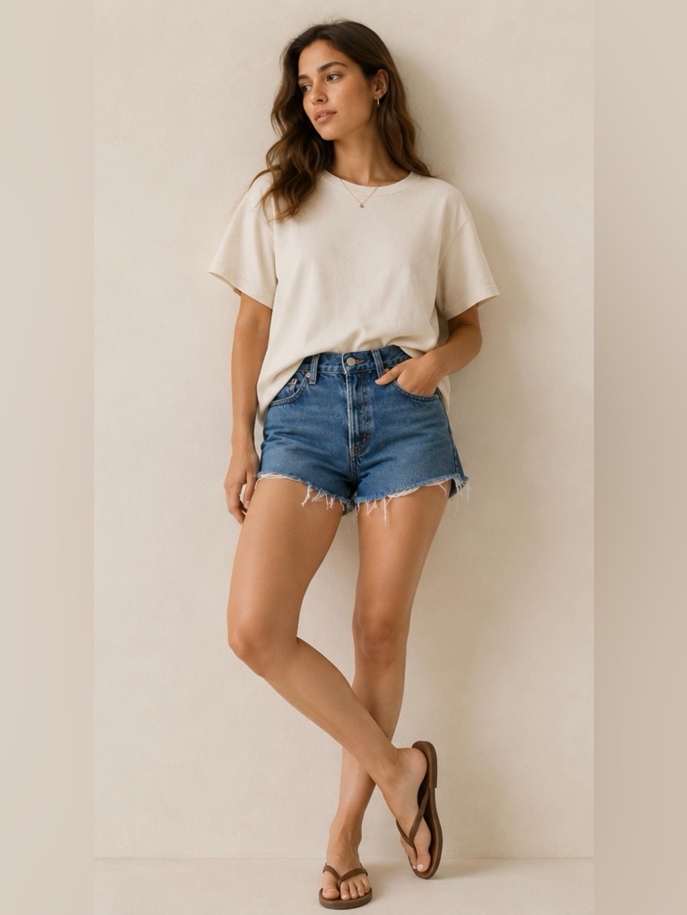 Levi's Blue Denim Jean Shorts- 8